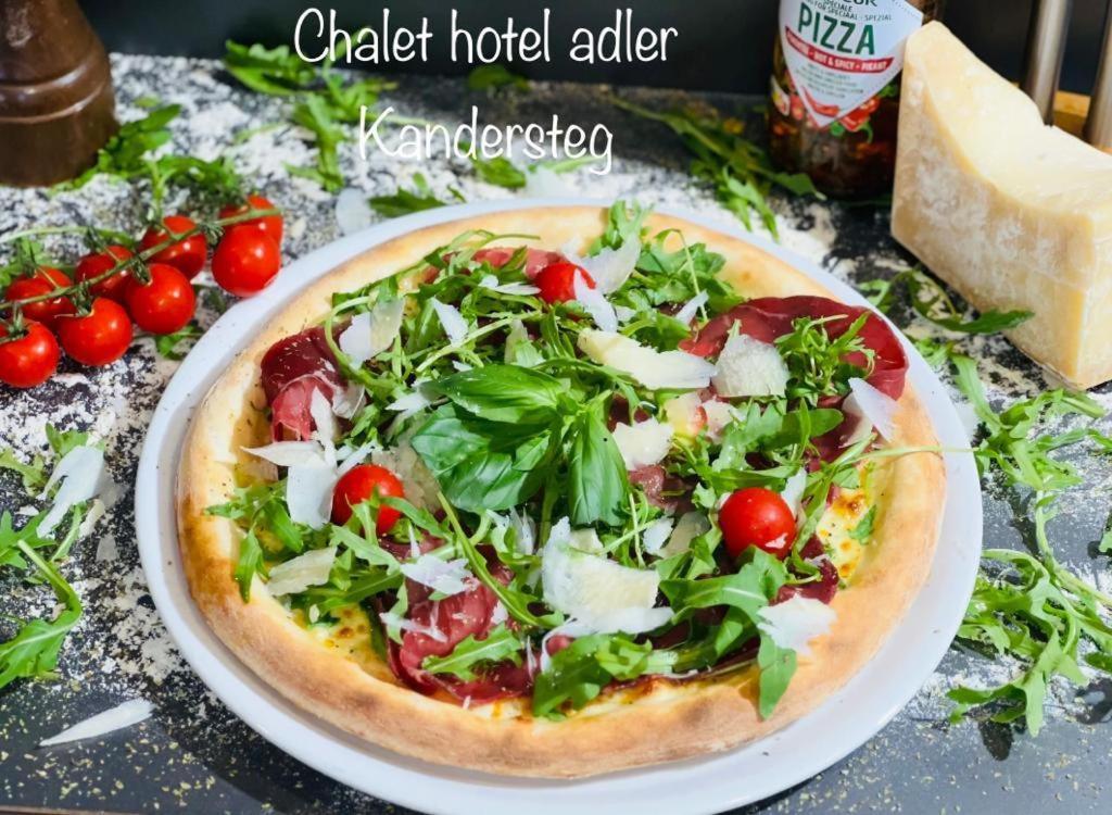 Chalet Hotel Adler Ag Kandersteg Exterior foto
